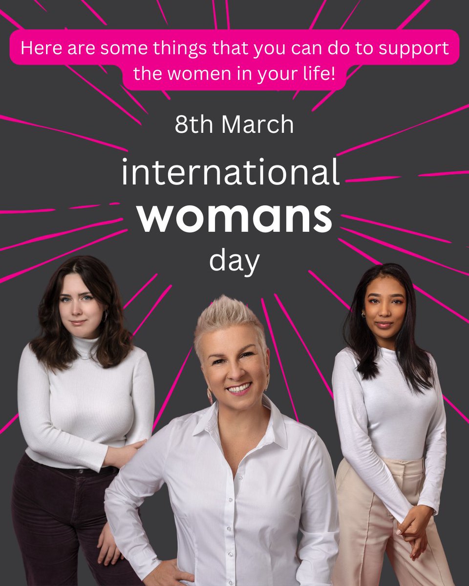1️⃣ Feature female founders, team members, or customers on your social media, blog, or website.
2️⃣ Donate a portion of your sales to a women’s charity or organisation.
3️⃣ Start a mentorship initiative to help women grow within your business.