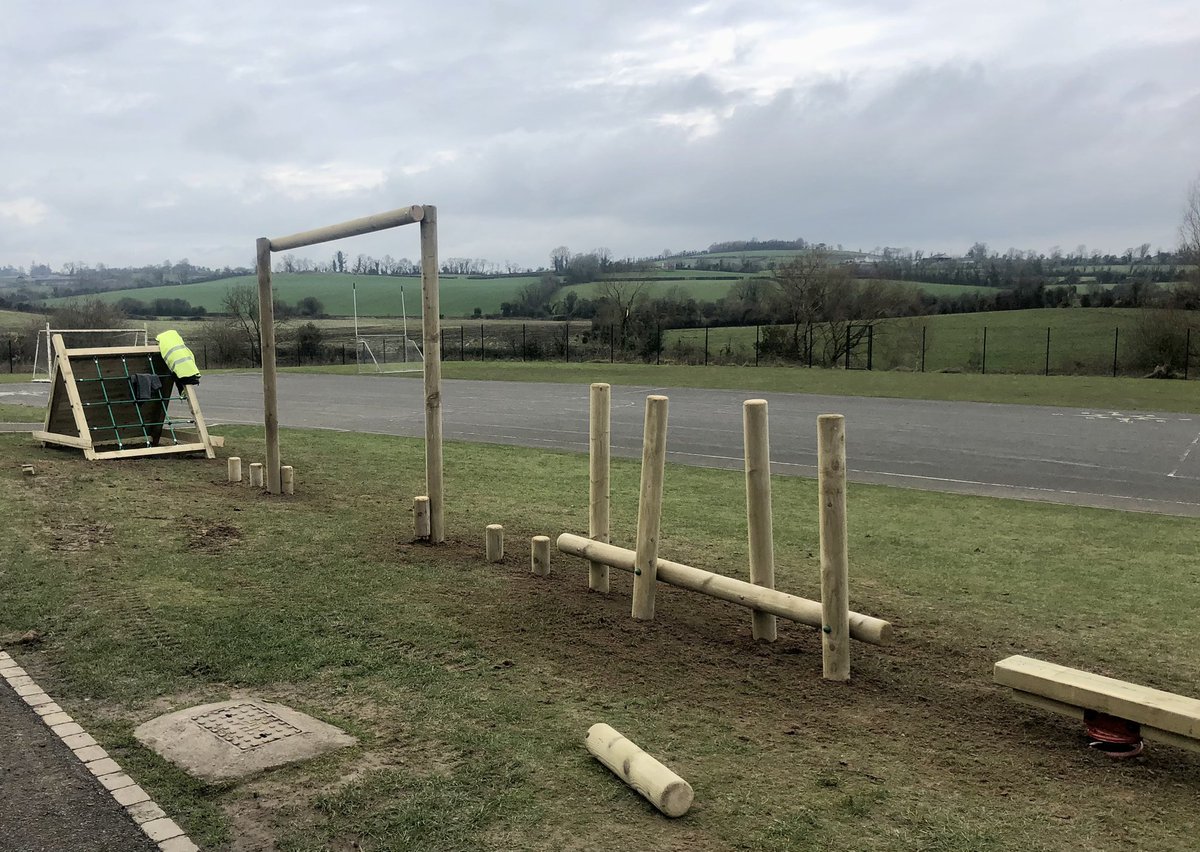 OLPSTullysaran's tweet photo. ⭐️ New Trim Trail being installed ⭐️. Our School Council requested new play equipment. After much discussion and raising of funds our new Trim Trail is being installed. Thanks to O’Rourke Landscapes for their brilliant work!!
#LearningthroughFriendship https://t.co/O52PybZFx5