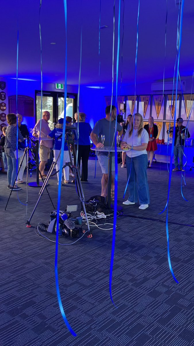 At Libby Mettam’s election night event in Cottesloe where candidate Sandra Brewer is fighting off a teal challenge.