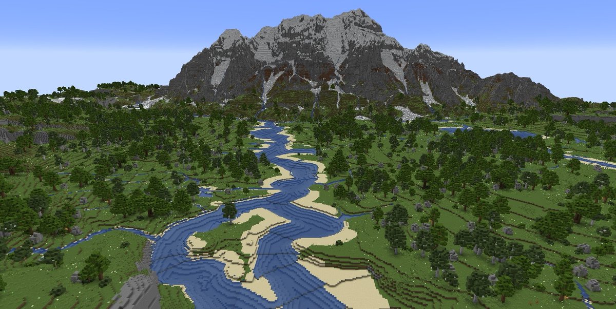 Zhyrr_MC's tweet image. Testing the new world generation!
