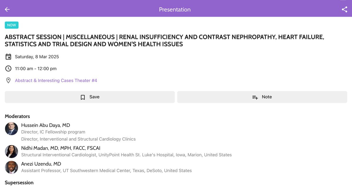 Biljana Parapid, MD, PhD, FESC (@biljana_parapid) on Twitter photo Join Drs <a href="/Nidhi_Madan9/">Nidhi Madan, MD, MPH</a>, <a href="/Dr_AbuDaya/">Hussein Abu Daya</a> , <a href="/DrUzendu/">Anezi Uzendu, MD</a> & yours Twitterly in Theater 4 of #CRT2025 on #cvdWomen & how #DEI saves lives.
<a href="/mirvatalasnag/">MIЯVΛƬ #IC</a> <a href="/BCase07/">BCaseMD</a> <a href="/valeriaparadies/">Valeria Paradies</a> <a href="/Hragy/">Hany Ragy</a> <a href="/SilbermanManzo/">Manzo-Silberman Stephane</a> <a href="/SrihariNaiduMD/">Srihari S. Naidu, MD</a> <a href="/ShrillaB/">Dr Shrilla Banerjee MD FRCP 💙</a> <a href="/IAmDoctorAbhi/">Abhishek Chaturvedi MD</a> <a href="/JanetWeiMD/">Janet Wei MD</a> <a href="/aymanka/">Ayman Magd</a> <a href="/aayshacader/">Aaysha Cader</a> <a href="/WomenAs1/">Women As One</a> Join Drs <a href="/Nidhi_Madan9/">Nidhi Madan, MD, MPH</a>, <a href="/Dr_AbuDaya/">Hussein Abu Daya</a> , <a href="/DrUzendu/">Anezi Uzendu, MD</a> & yours Twitterly in Theater 4 of #CRT2025 on #cvdWomen & how #DEI saves lives.
<a href="/mirvatalasnag/">MIЯVΛƬ #IC</a> <a href="/BCase07/">BCaseMD</a> <a href="/valeriaparadies/">Valeria Paradies</a> <a href="/Hragy/">Hany Ragy</a> <a href="/SilbermanManzo/">Manzo-Silberman Stephane</a> <a href="/SrihariNaiduMD/">Srihari S. Naidu, MD</a> <a href="/ShrillaB/">Dr Shrilla Banerjee MD FRCP 💙</a> <a href="/IAmDoctorAbhi/">Abhishek Chaturvedi MD</a> <a href="/JanetWeiMD/">Janet Wei MD</a> <a href="/aymanka/">Ayman Magd</a> <a href="/aayshacader/">Aaysha Cader</a> <a href="/WomenAs1/">Women As One</a>
