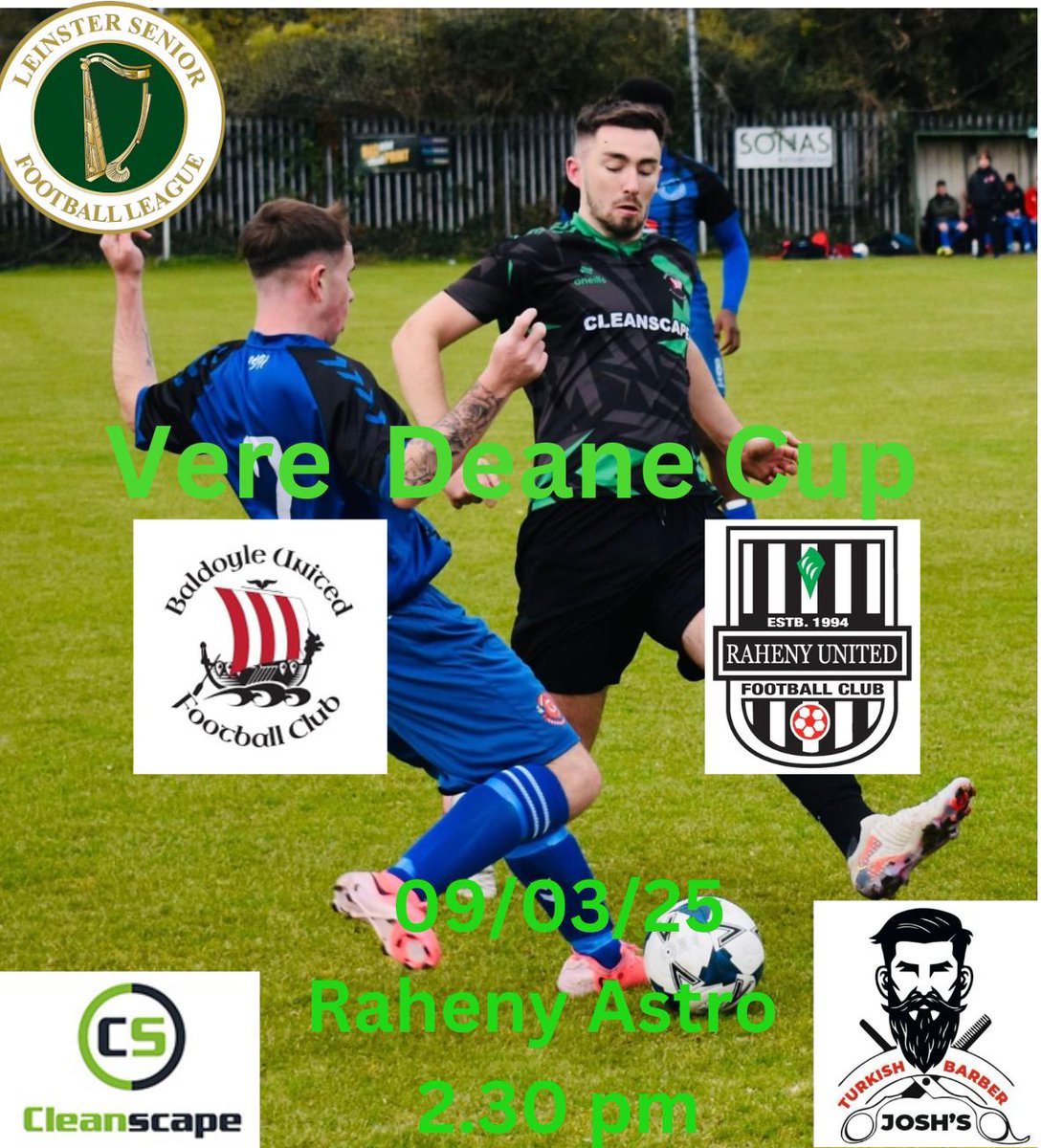 BaldoyleUtdLSL's tweet image. | ๐๐๐ฝ ๐ช๐ฒ๐ฒ๐ธ๐ฒ๐ป๐ฑ |
Our Intermediate side are in the Lummy O'Reilly facing @stkevinsfc at home at 11.00am
Our Division 3 Sunday side play @rahenyunited in the Vere Deane Cup away
Best of luck to both side ๐