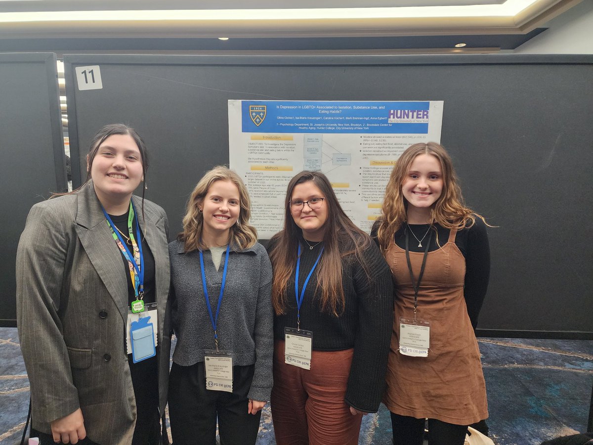Brain Resilience to Aging & Infectious DiseasesLab (@braid_lab_sjny) on Twitter photo Excited for the 2nd day of the EPA Annual Convention in NYC <a href="/EasternPsychol/">EasternPsychological</a> <a href="/PsiChiHonor/">Psi Chi</a> and another presentation on depression & isolation in #LGBTQ delivered by Olivia Cicileo, Student <a href="/stjoesny/">St. Joseph's University New York</a> and Research Assistant <a href="/braid_lab_sjny/">Brain Resilience to Aging & Infectious DiseasesLab</a> - find us now in Westside Ballroom 3&4! Excited for the 2nd day of the EPA Annual Convention in NYC <a href="/EasternPsychol/">EasternPsychological</a> <a href="/PsiChiHonor/">Psi Chi</a> and another presentation on depression & isolation in #LGBTQ delivered by Olivia Cicileo, Student <a href="/stjoesny/">St. Joseph's University New York</a> and Research Assistant <a href="/braid_lab_sjny/">Brain Resilience to Aging & Infectious DiseasesLab</a> - find us now in Westside Ballroom 3&4!