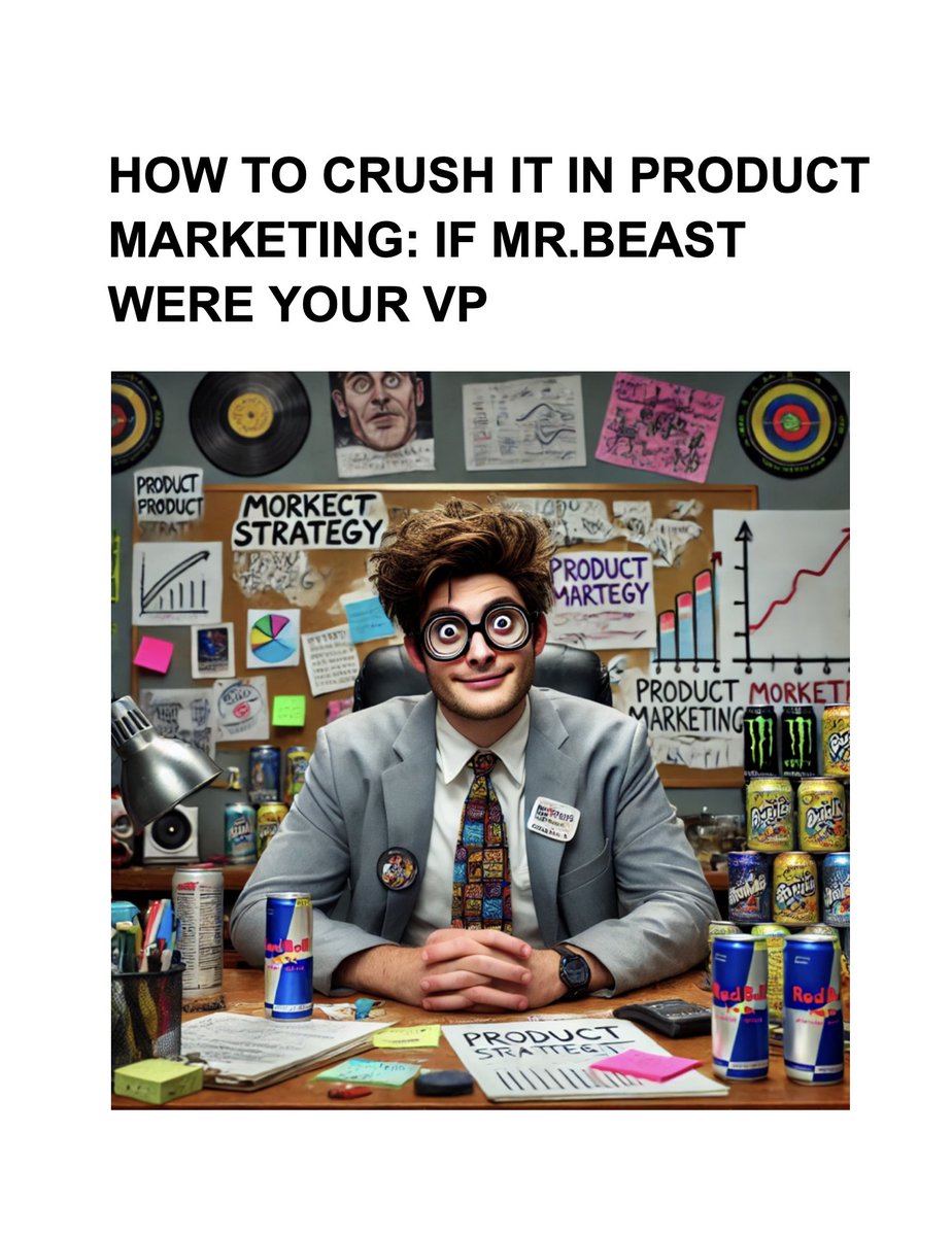 Really great content and handbook from the MrBeast team on creating engaging content. While reading through it, I found it both funny and surprisingly relevant across industries and business teams.

Seeing these universal principles, I asked Claude to reimagine it - *what if