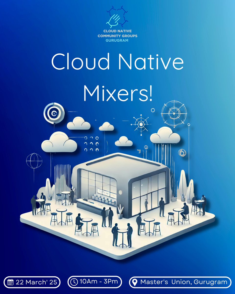 🚀 Exciting news! Join Cloud Native Mixer ☁️🎉 – a networking event for cloud pros &amp; tech enthusiasts!

📅 22 March | 🕒 9:45 AM – 3:00 PM | 📍 Location lnkd.in/gCFDBHPU

🔗 RSVP now: lnkd.in/giWcycFg
#CloudNative #TechEvent #Networking