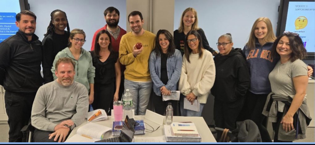 PCMS’ 2nd cohort of educators at the March SWB Restorative Practices workshop facilitated by the amazing Lori DeCarlo. Thank you for inspiring us all and truly filling our minds, hearts, and souls with this transformational  work. 💙🐏