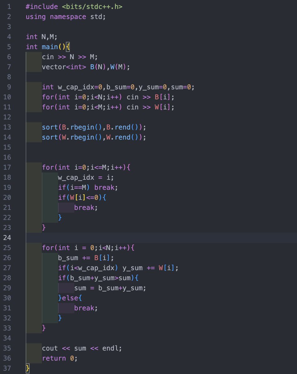 zaki_uec's tweet photo. #ABC396 C問題
なんで上手くいかないのか分からず、Pythonに書き換えると上手くいく謎事象です。何か分かった方気づいた方いたら教えてください
ff内外問いません。🙇♂️ https://t.co/xKINR90nsR