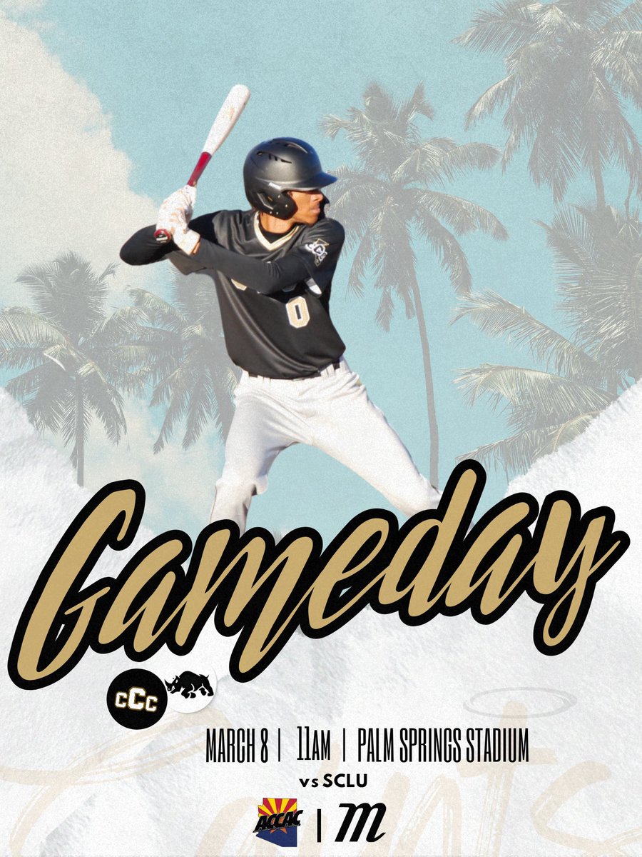Gameday.

🆚| Southern California Leadership University
⏰| 11am (DH)
📍| Palm Springs Stadium

#VamoVamo | #Familia