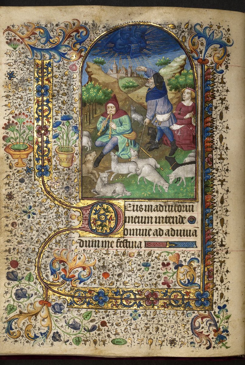 On International Women’s day, we’re celebrating Dr Nellie Eales. Thanks to her, we have treasures like this 1420’s ‘Book of Hours’, and our Cole collection. 

[MS 2087]

#internationalwomensday #universityofreading 
#bookofhours #manuscript #illumination