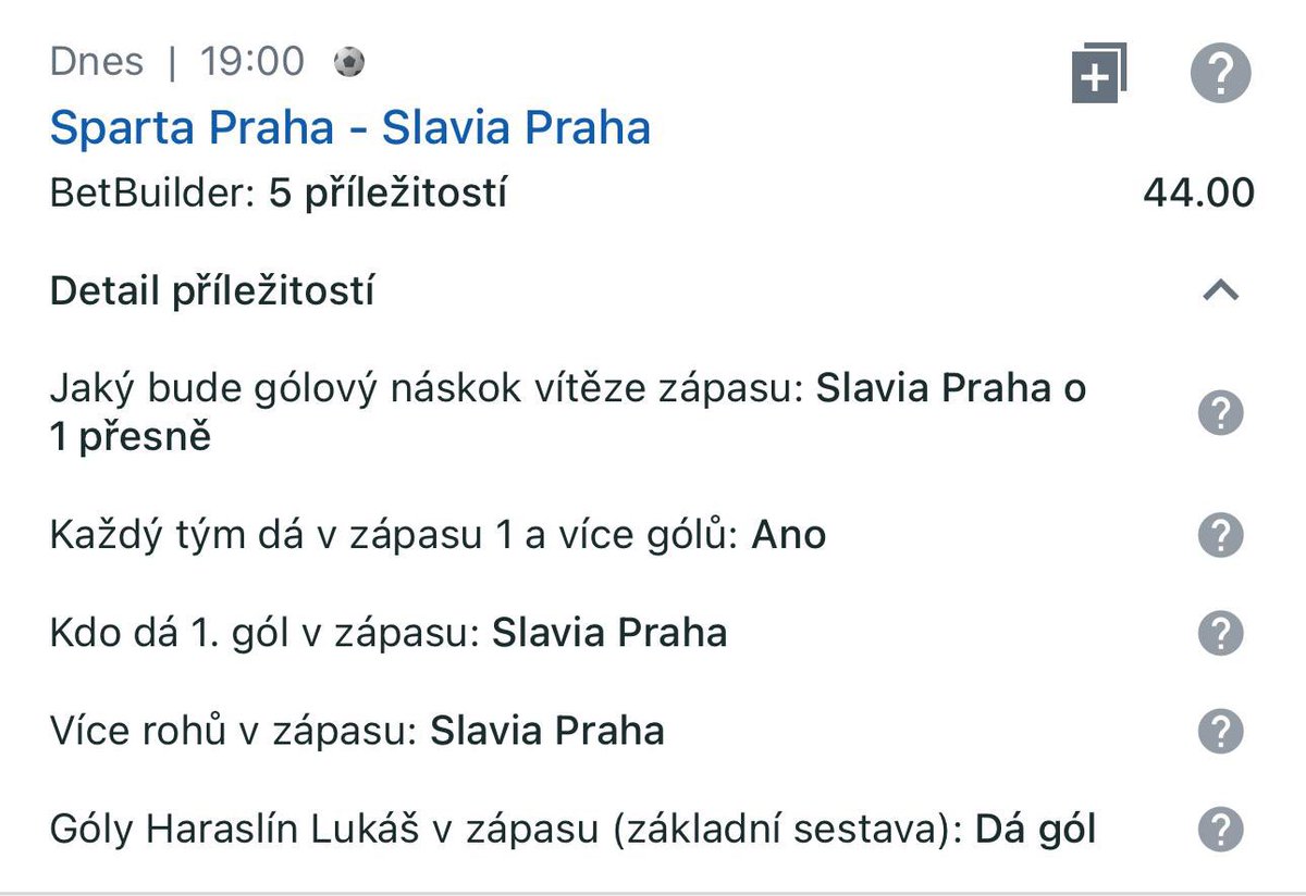 Moje “short” investicni teze na dnesni vecer. Pripadna vyhra jde rovnym dilem na nadacni fond ACS a fond na nakup praveho a leveho wingbeka.