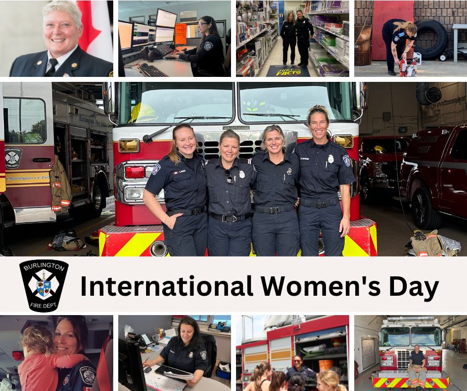 Burlington Fire Dept (@burlingtonfire) on Twitter photo Today, we celebrate our <a href="/BurlingtonFire/">Burlington Fire Dept</a> women who lead, protect, educate, inspect and inspire. 🚒🔥 #ThankYou for paving the way with your courage, dedication, and commitment to keeping #BurlON safe. 💪👩🚒 Learn more about women in Ontario's fire service: fswo.ca Today, we celebrate our <a href="/BurlingtonFire/">Burlington Fire Dept</a> women who lead, protect, educate, inspect and inspire. 🚒🔥 #ThankYou for paving the way with your courage, dedication, and commitment to keeping #BurlON safe. 💪👩🚒 Learn more about women in Ontario's fire service: fswo.ca