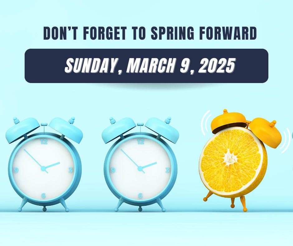 Fire_CW's tweet image. Spring forward safely! As you set your clocks ahead tomorrow, don&apos;t forget to change those smoke alarm batteries too! Let&apos;s keep the spring bright and safe!

#DaylightSavings #SpringIntoSafety