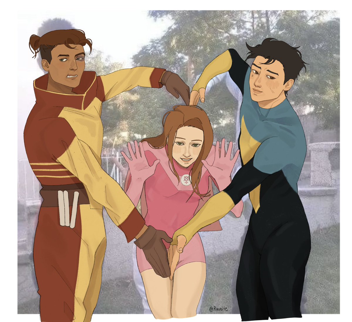 ravelte_art's tweet image. sharing my old #INVINCIBLE fanart,,