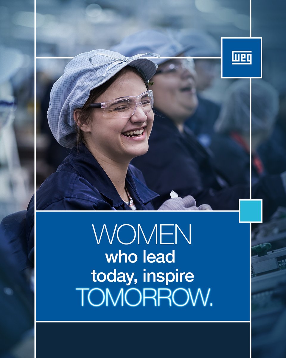 weg_usa's tweet photo. Leadership is built day by day, and the women at WEG are a true example of this.
With equality of opportunities, respect, and room to grow, today we celebrate the achievements of all women. Happy Women’s Day! #WomenOfWEG
#WEG #DrivingEfficiency #DrivingSustainability https://t.co/bo0K8qSKWm