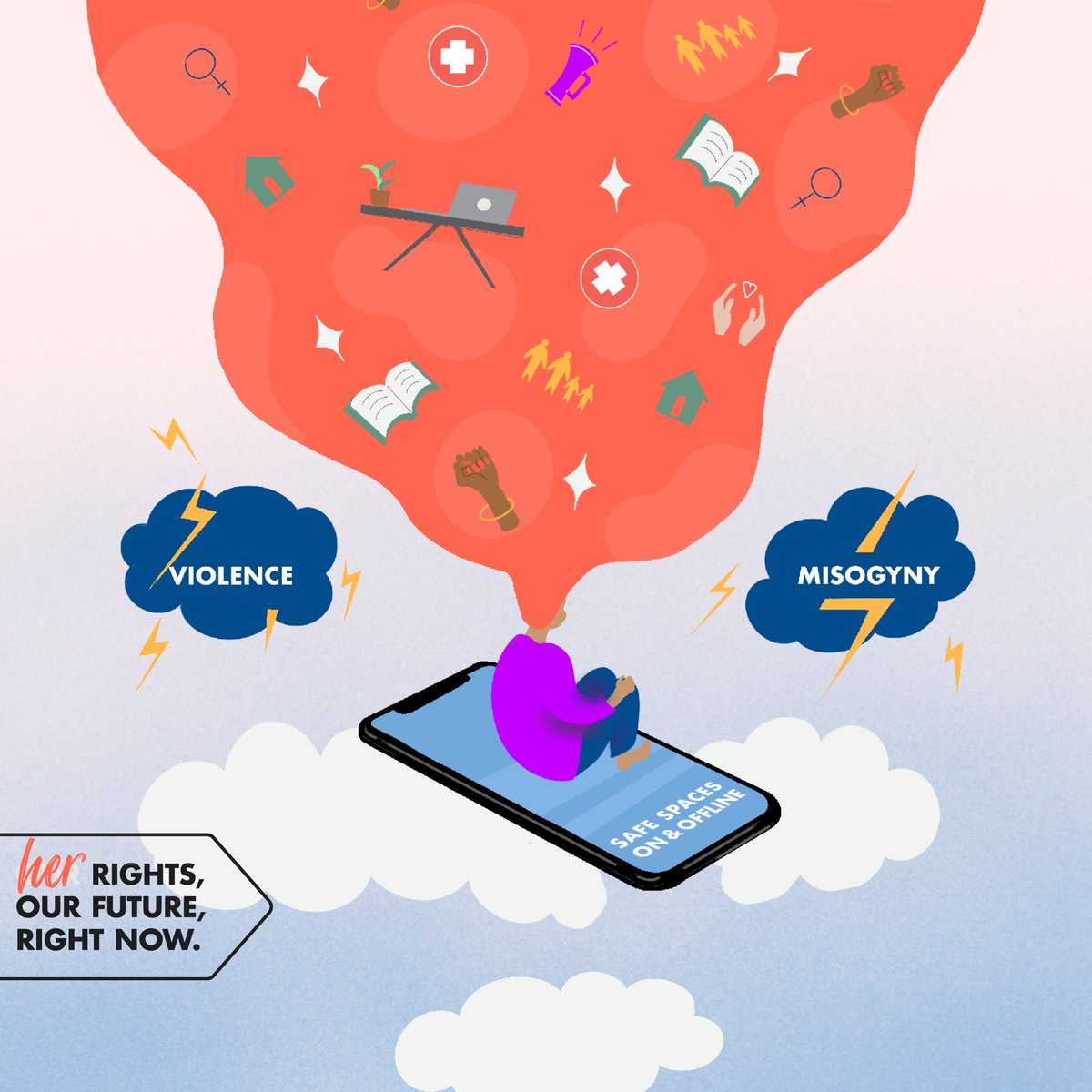 The history of women’s rights is a legacy we must protect. 📖✨ Today, as many seek to roll back hard-won gains, we pledge to stand with women human rights defenders ✊💜 &amp; feminist movements worldwide, amplifying their voices 🔊 &amp; supporting their calls to action.