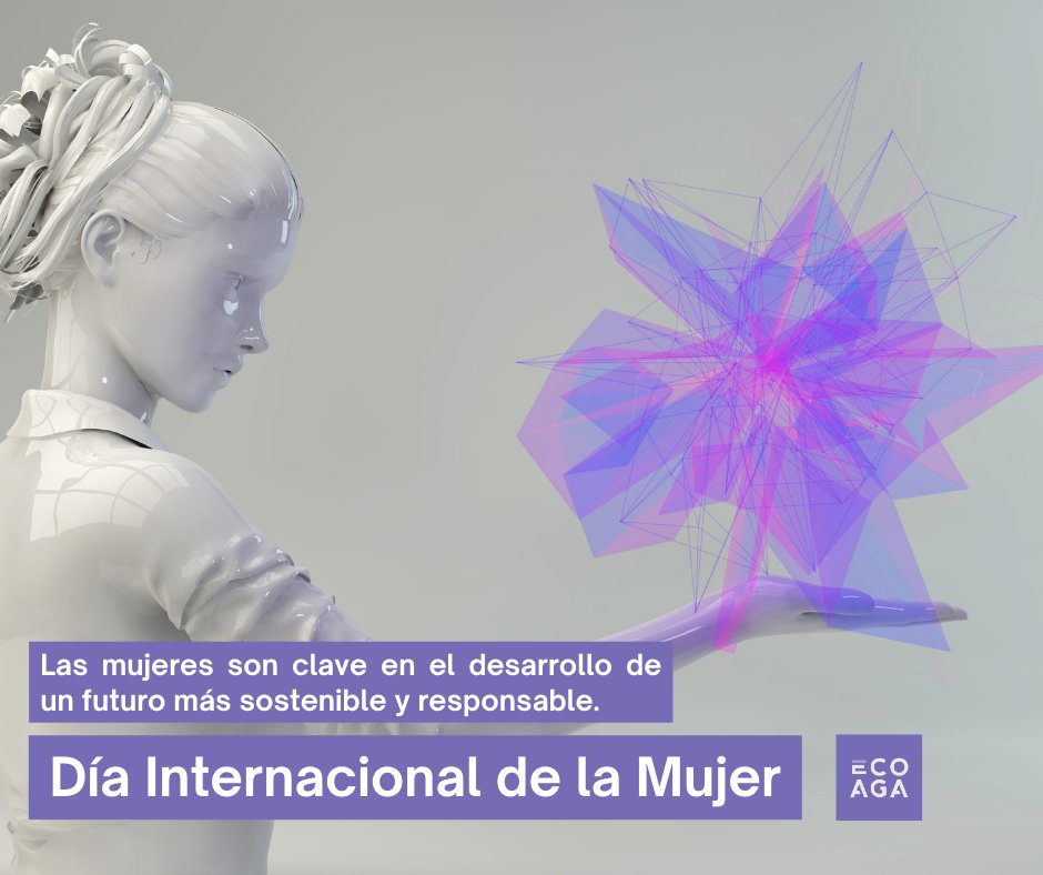 🌍💜 Desde la sostenibilidad hasta la innovación, las mujeres son clave en el desarrollo de un futuro más sostenible y responsable. En #Ecoaga reconocemos su papel en la transformación del sector industrial y nos sumamos a la lucha por un mundo más igualitario.
#8M #DíadelaMujer