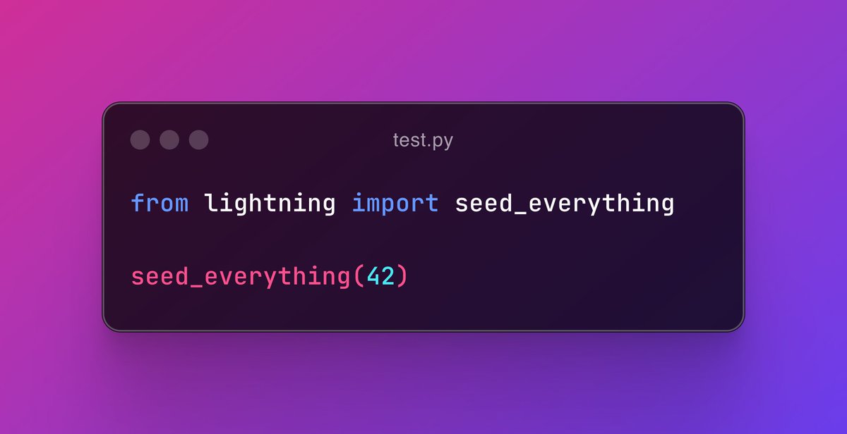 bhimrazyadav's tweet image. Sometimes this single line from lightning comes as a lifesaver: ⚡️⚡️⚡️

 #PytorchLightning