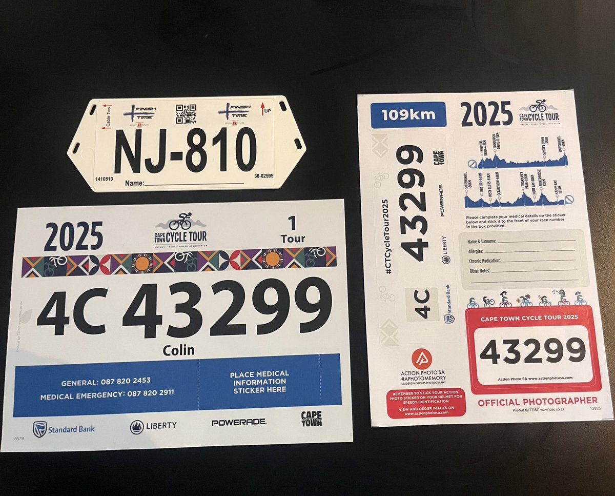 Colin Leeman (@colinleeman) on Twitter photo I’ve not been on my bike since the 2023 <a href="/CTCycleTour/">Cape Town Cycle Tour</a> - but I’ve got my number and all good for 109km tomorrow with <a href="/matthalksworth/">Matthew Halksworth</a> + <a href="/StewMill10/">Stew Miller</a> … I’ve not been on my bike since the 2023 <a href="/CTCycleTour/">Cape Town Cycle Tour</a> - but I’ve got my number and all good for 109km tomorrow with <a href="/matthalksworth/">Matthew Halksworth</a> + <a href="/StewMill10/">Stew Miller</a> …