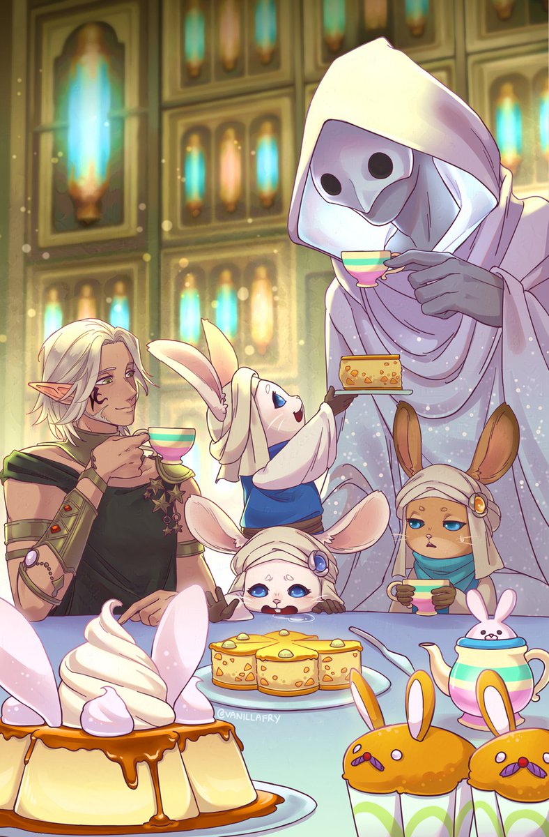 My two pieces for <a href="/ScionsZine/">At Daybreak: a Scions Zine ☀ LEFTOVER SALES</a> !! ☀️🥰

#FFXIV #FF14