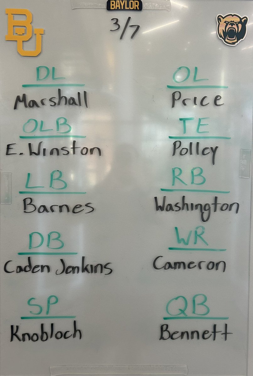 FREAKY FRIDAY! Great Finish to the Week! #SicEm <a href="/BUFootball/">Baylor Football</a>