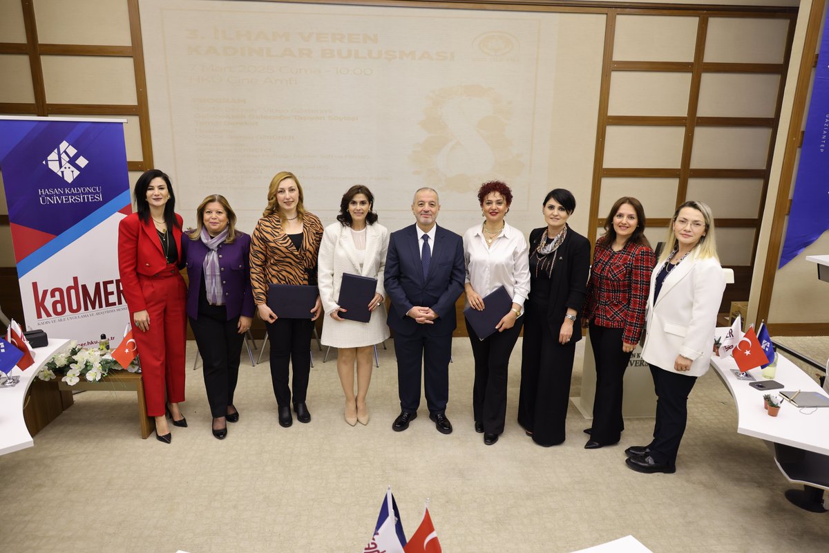 📌Hasan Kalyoncu Üniversitesi’nde 3. İlham Veren Kadınlar Buluşması

Hasan Kalyoncu Üniversitesi (HKÜ) Kadın ve Aile Uygulama ve Araştırma Merkezi tarafından, 8 Mart Dünya Kadınlar Günü nedeniyle, girişimci kadınların iş hayatındaki başarı hikayelerinin ele alındığı “3. İlham