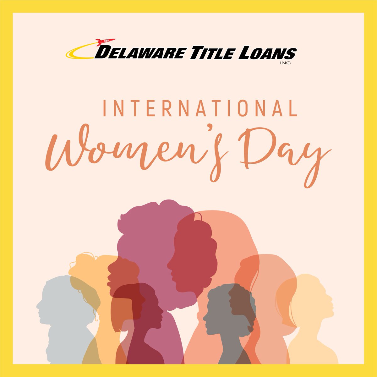 DETitleLoanCash's tweet image. Celebrate the power and resilience of women this International Women's Day with Delaware Title Loans, Inc. 💪 We're honored to stand alongside the incredible women who inspire us every day, both in our community and around the world. 

#InternationalWomensDay #DelawareTitleLoans