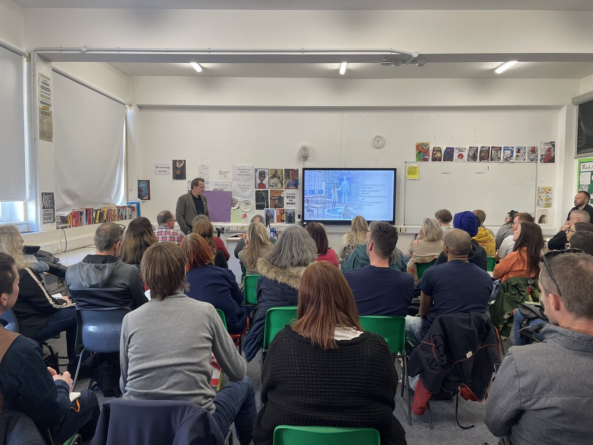 ABSOLUTELY JAM-PACKED SESSION WITH <a href="/_kevinmcl/">Kevin McLaughlin</a> ON AI IN EDUCATION AT #rEDBRUM