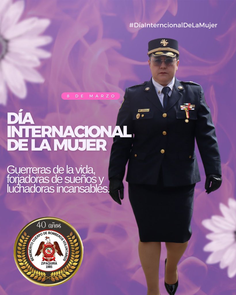 BZipaquira's tweet photo. 💐Conmemoración día Internacional de la Mujer. 

👨‍🚒Hoy en este tan día, queremos resaltar el papel fundamental de la mujer en la Sociedad. 

🔥Conmemoramos hoy su lucha por la igualdad, defensa de sus derechos y siendo hoy artífices de la historia y forjadoras de futuro.

💚🤍❤️ https://t.co/X23mEGYClT