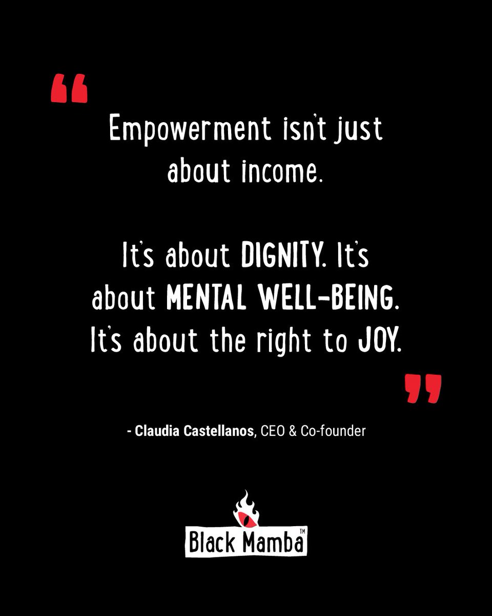 💡 True empowerment isn’t just about income. It’s about dignity, mental health, and real change.

On #InternationalWomensDay, our CEO Claudia Castellanos shares a powerful reflection on what it really takes to uplift women 🌍🔥

bit.ly/4bAUjlm

#BlackMambaChilli