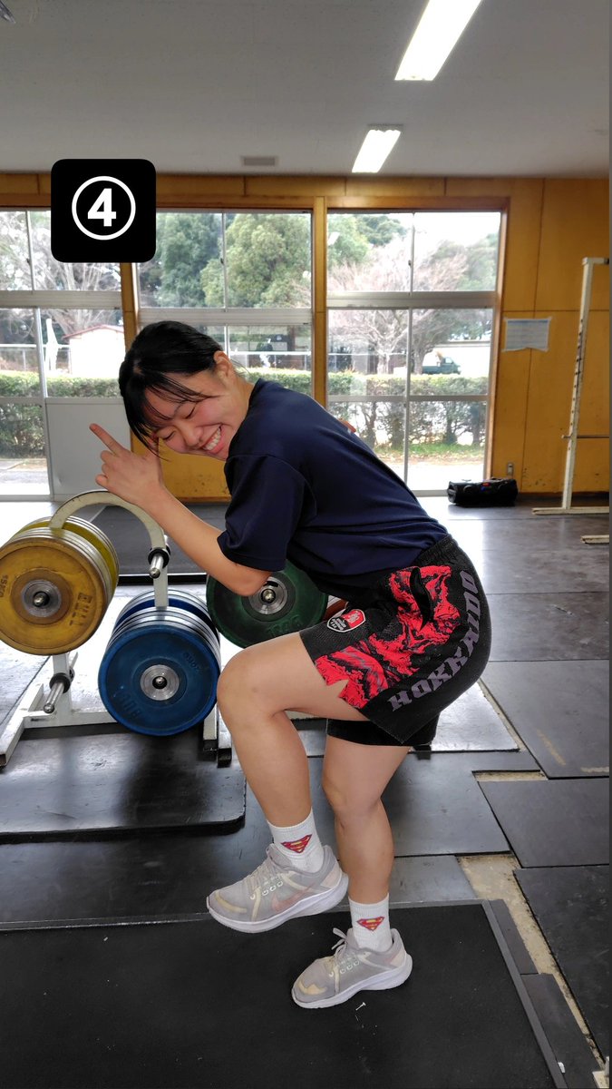 RKUGRACE's tweet photo. 【投票企画】
「スクワット女王は私だ!」
写真の4人の中から誰が1番スクワットが強いのか予想してみてください!
①影山心乃(都立保谷)
②成瀬晴菜(栄徳)
③宮本和(石見智翠館)
④大坂咲来(札幌山の手)
答えは明日の夜です!
#RKU #RKURUGBY #RKUGRACE
#RKUグレース #女子ラグビー #龍ケ崎市 https://t.co/lgLP8UkmjG