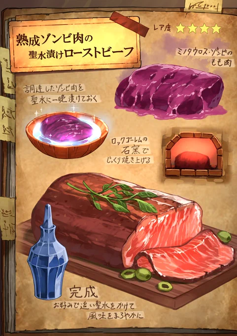ファンタジーと飯 #私この絵で仕事来たらいいな 