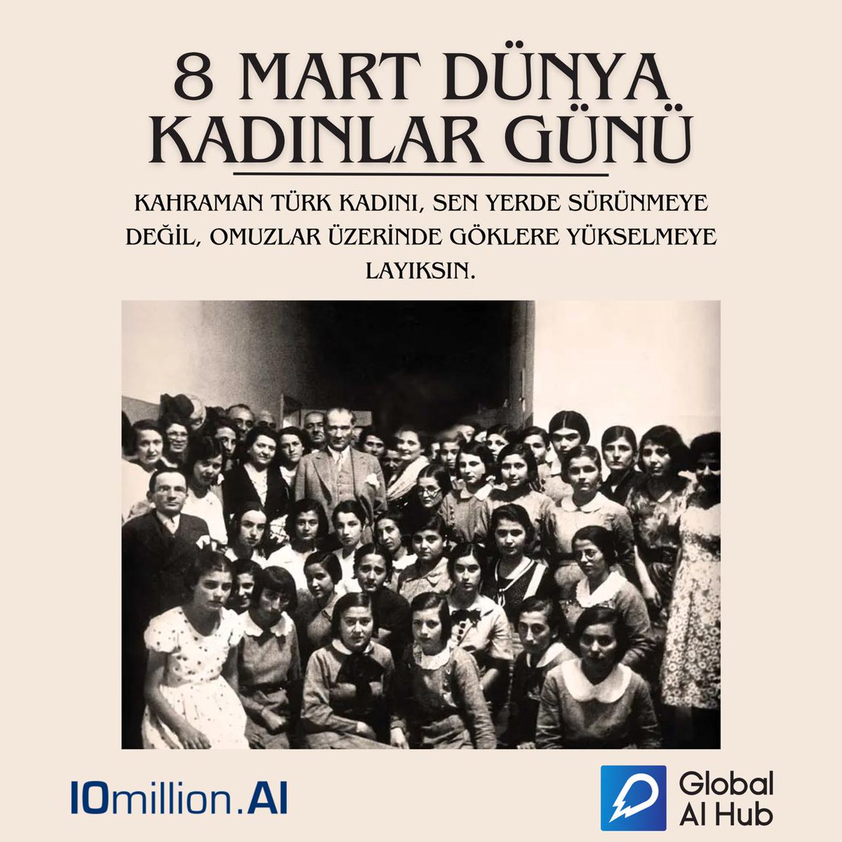 🌸 8 Mart Dünya Kadınlar Günü Kutlu Olsun! 🌸

Üreten, öğreten ve ilham veren tüm kadınlara teşekkürler! Gelecek, sizinle daha güçlü. 💙

#8Mart #KadınlarGünü #DünyaKadınlarGünü #GelecekKadınlarlaGüzel