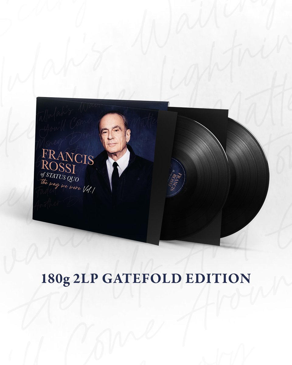 Francis Rossi Official (@frossiofficial) on Twitter photo Francis Rossi of <a href="/Status_Quo/">Status Quo</a> will release ‘The Way We Were Vol. 1’ on May 2nd 2025, via earMUSIC on CD, 2LP and Digital formats.
Pre-order: francis-rossi.lnk.to/TheWayWeWereVo…
#FrancisRossi #TheWayWeWere #Earmusic #NewRelease #Vinyl #CD #StatusQuo Francis Rossi of <a href="/Status_Quo/">Status Quo</a> will release ‘The Way We Were Vol. 1’ on May 2nd 2025, via earMUSIC on CD, 2LP and Digital formats.
Pre-order: francis-rossi.lnk.to/TheWayWeWereVo…
#FrancisRossi #TheWayWeWere #Earmusic #NewRelease #Vinyl #CD #StatusQuo