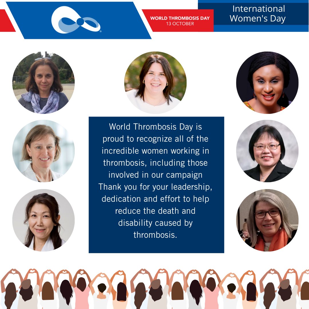 This International Women’s Day, we proudly recognize the remarkable women advancing thrombosis research, patient care, and advocacy—including those who power the #WorldThrombosisDay campaign.

#InternationalWomensDay