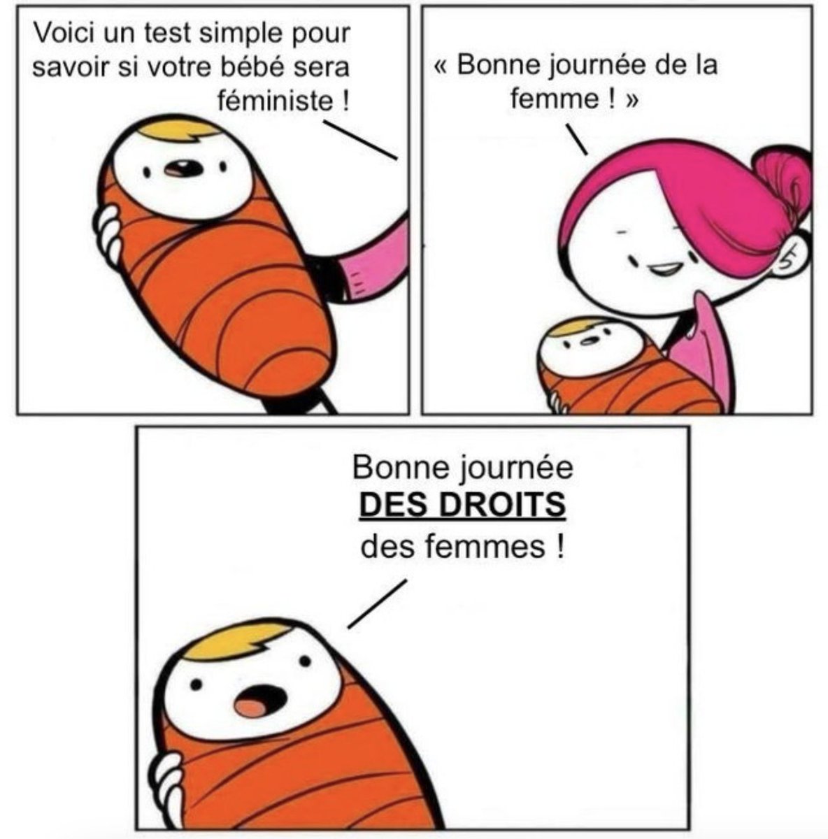 Bonne journée internationale des droits des femmes.