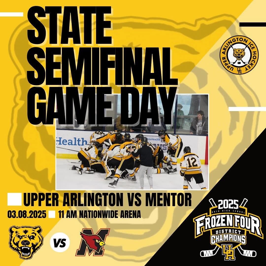 It’s time to get to work. Today is the day. Let’s go Bears!

#frozenfour #statesemifinal #gobears #highschoohockey #upperarlingtonhockey #letsdothis