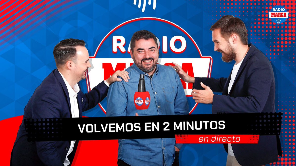Radio MARCA (@radiomarca) on Twitter photo 🚨 ARRANCA <a href="/Marcador/">Marcador Radio MARCA</a> con <a href="/PabloLopezRadio/">Pablo López</a> e <a href="/IHerraizFdez/">Israel Herraiz Fernández</a>
⚽️La J27 de <a href="/LaLiga/">LALIGA</a> y J30 de <a href="/LaLiga2/">LALIGA HYPERMOTION</a>
👉 Lo mejor del FÚTBOL INTERNACIONAL
🏀 Hay JORNADA de LIGA ENDESA
🎙️ ¡Y mucho más!
🔴 #MARCADOR
📻radiomarca.com 🚨 ARRANCA <a href="/Marcador/">Marcador Radio MARCA</a> con <a href="/PabloLopezRadio/">Pablo López</a> e <a href="/IHerraizFdez/">Israel Herraiz Fernández</a>
⚽️La J27 de <a href="/LaLiga/">LALIGA</a> y J30 de <a href="/LaLiga2/">LALIGA HYPERMOTION</a>
👉 Lo mejor del FÚTBOL INTERNACIONAL
🏀 Hay JORNADA de LIGA ENDESA
🎙️ ¡Y mucho más!
🔴 #MARCADOR
📻radiomarca.com
