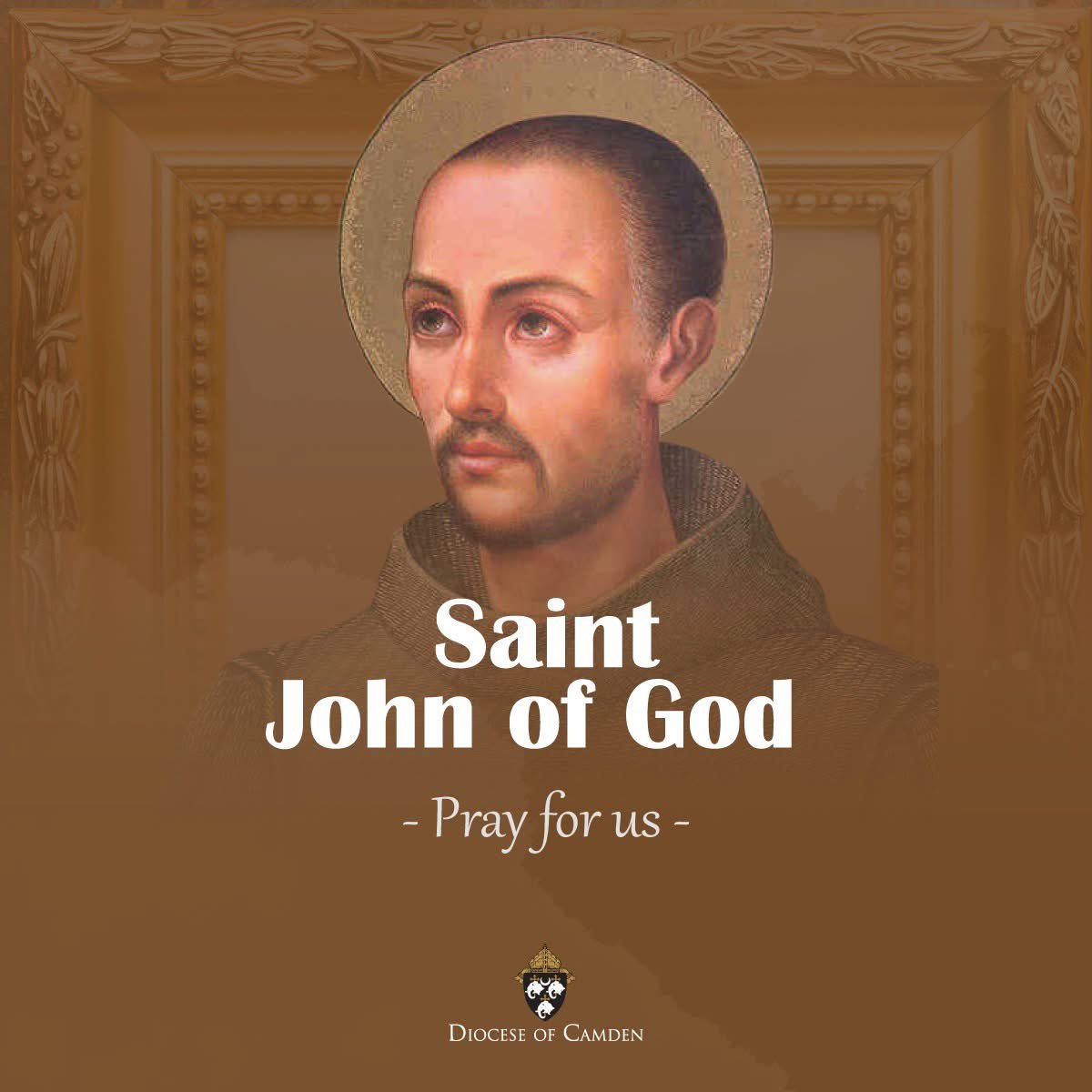 camdendiocese's tweet image. “If we share with the poor, out of love for God, whatever He has given to us, we shall receive according to His promise a hundredfold in eternal happiness.”
Today, we remember #StJohnOfGod, who served the poor and the sick.
#SaintJohnOfGod, #prayforus! 
#feastday