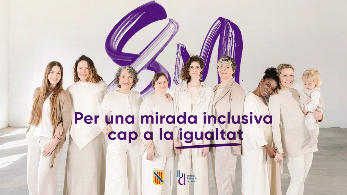 Des de la #FELIB ens sumam a la commemoració del Dia Internacional de la Dona i a la campanya de l’IBDona per a aquest #8M: Per una mirada inclusiva cap a la igualtat💜.