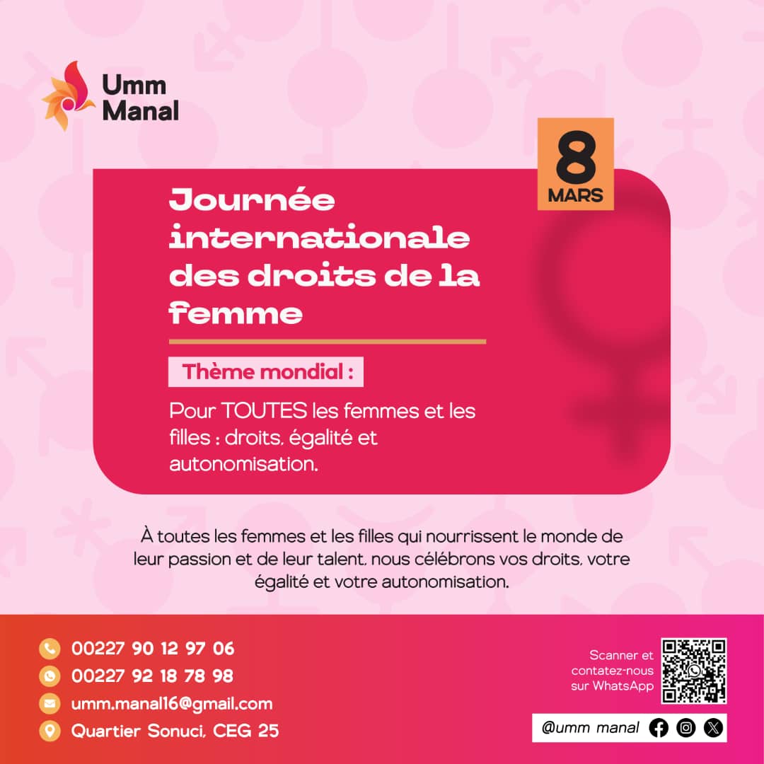 Nous vous souhaitons une excellente journée braves femmes