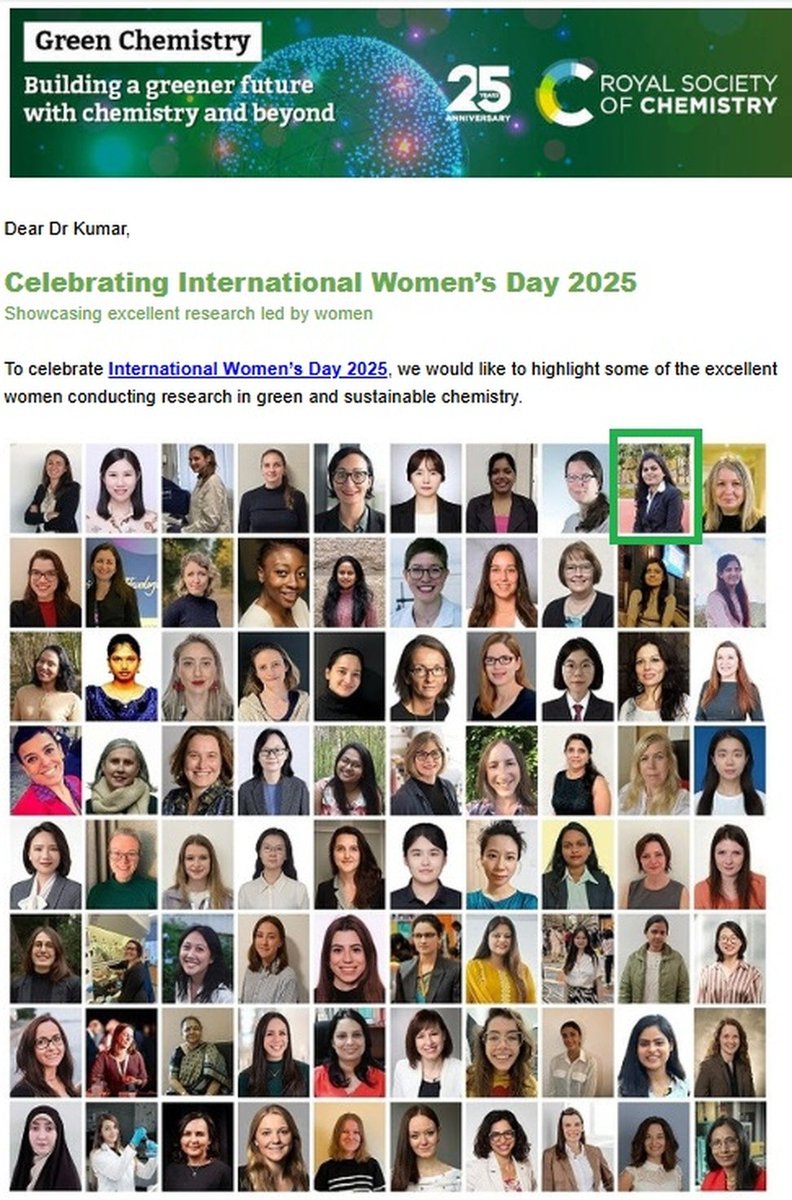 Dinesh Kumar (@dinesh_kr79) on Twitter photo Congratulations to Sangita Shinde on being recognized by RSC Green Chemistry for your work in green and sustainable chemistry on International Women’s Day 2025! <a href="/RSC_Sus/">RSC Sustainability</a> , <a href="/ANRFIndia/">Anusandhan National Research Foundation</a>, <a href="/Pharmadept/">Department of Pharmaceuticals 🇮🇳</a> ,<a href="/NIPERAHM/">NIPER-AHMEDABAD</a> Congratulations to Sangita Shinde on being recognized by RSC Green Chemistry for your work in green and sustainable chemistry on International Women’s Day 2025! <a href="/RSC_Sus/">RSC Sustainability</a> , <a href="/ANRFIndia/">Anusandhan National Research Foundation</a>, <a href="/Pharmadept/">Department of Pharmaceuticals 🇮🇳</a> ,<a href="/NIPERAHM/">NIPER-AHMEDABAD</a>
