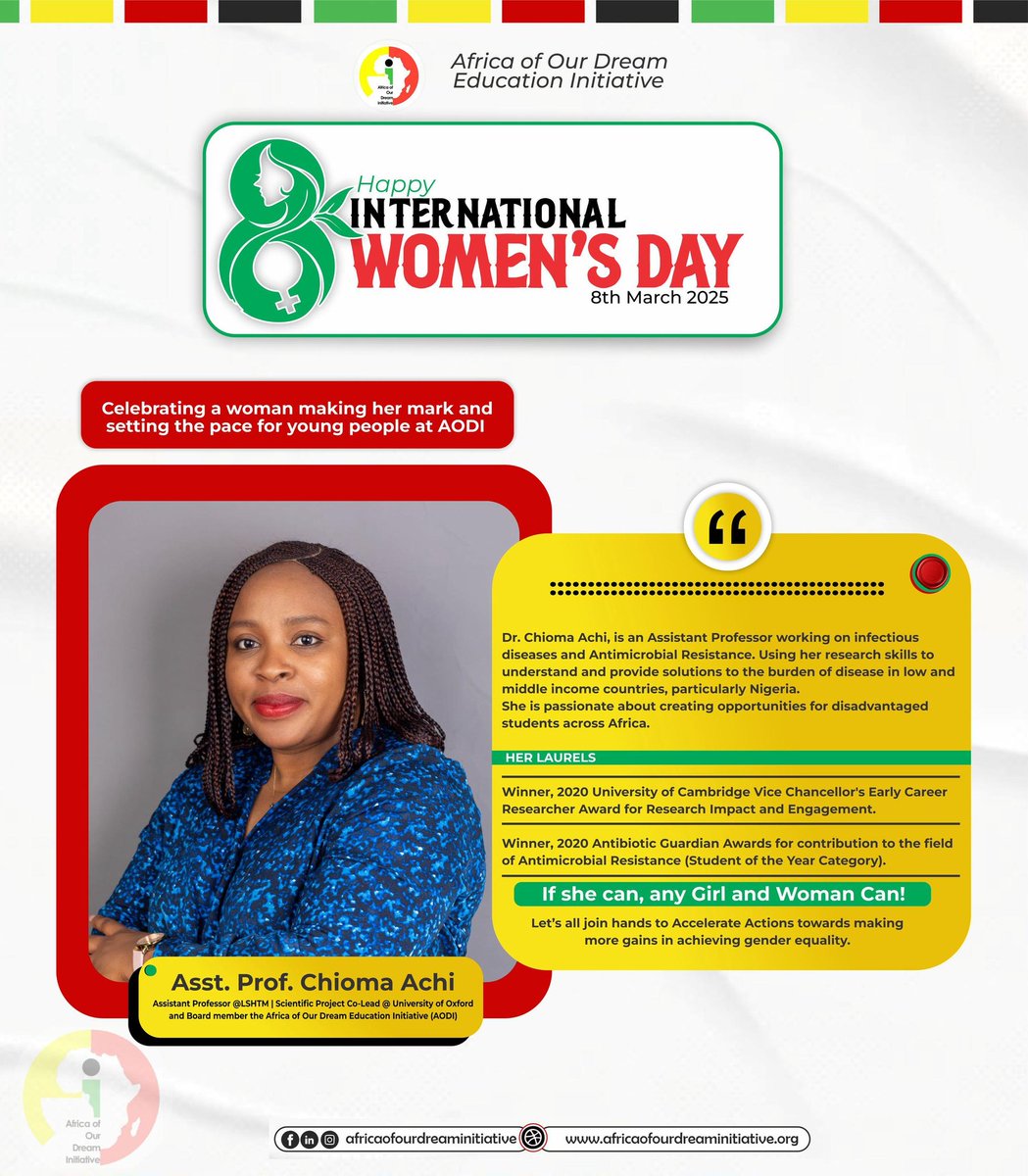Happy International Women's Day to a woman impacting lives at AODI

#IWD2025 
#AODI
#AccelerateAction