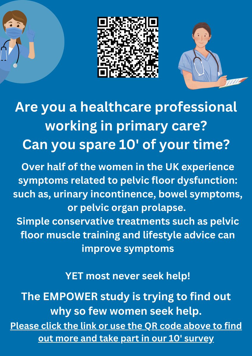 Gillian Campbell (@gilli_campbell) on Twitter photo Help us to celebrate international womens day! Health care professionals working in Primary care please take part in this survey to investigate barriers for women seeking help for pelvic floor symptoms t.ly/pDJPH <a href="/AvrilDrummond1/">Avril Drummond💙</a> <a href="/MidwivesRCM/">Royal College of Midwives 💙</a> <a href="/wisegpcouk/">WiseGP</a> <a href="/NIHRSPCR/">NIHR School for Primary Care Research</a> Help us to celebrate international womens day! Health care professionals working in Primary care please take part in this survey to investigate barriers for women seeking help for pelvic floor symptoms t.ly/pDJPH <a href="/AvrilDrummond1/">Avril Drummond💙</a> <a href="/MidwivesRCM/">Royal College of Midwives 💙</a> <a href="/wisegpcouk/">WiseGP</a> <a href="/NIHRSPCR/">NIHR School for Primary Care Research</a>