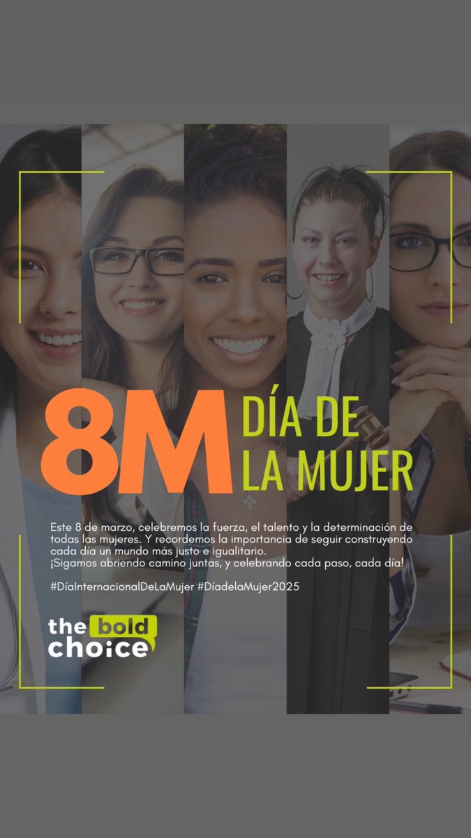 Este #8M, celebremos la fuerza, el talento y la determinación de todas las #mujeres. Y recordemos la importancia de seguir construyendo cada día un mundo más justo e igualitario.

¡Sigamos abriendo camino juntas, y celebrando cada paso, cada día! 

#DíaInternacionaldelaMujer #IWD