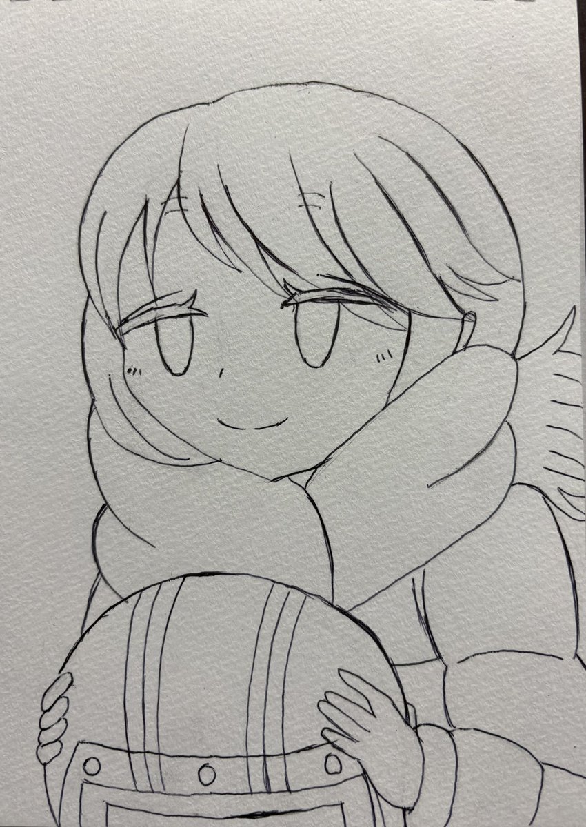 線画リンちゃん 