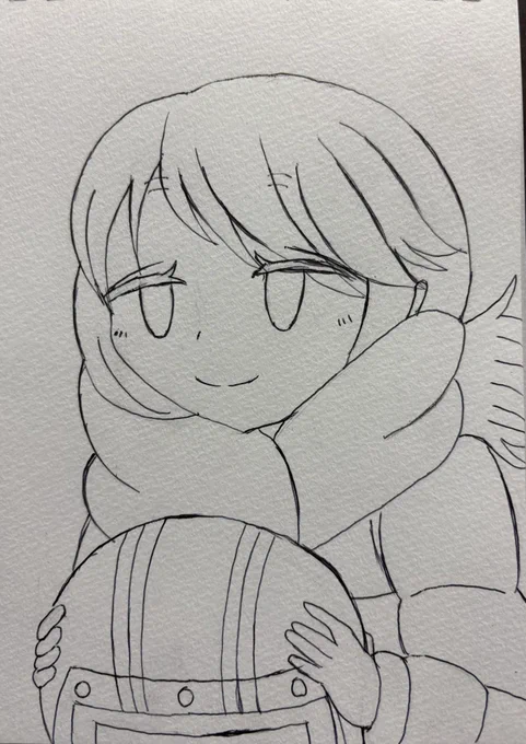 線画リンちゃん 