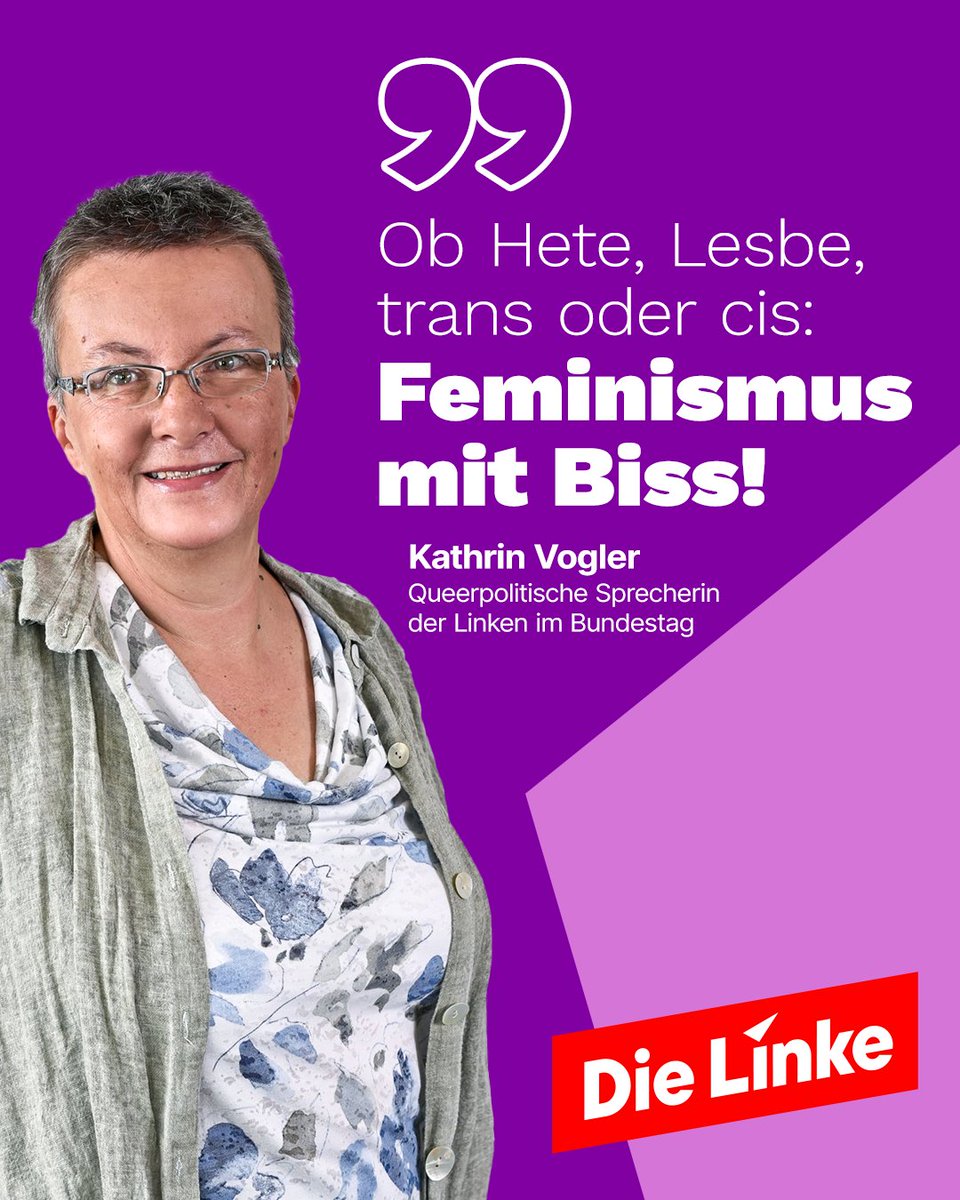 Antifeminist*innen versuchen uns zu spalten. Aber wir wissen: Feminismus und der Kampf für ein gutes Leben gehen nur gemeinsam. Als Linke kämpfen wir für gleiche Rechte, Schutz vor Gewalt und Diskriminierung für alle Frauen*. Wir verteidigen die Rechte von Frauen und von LGTBIQ+