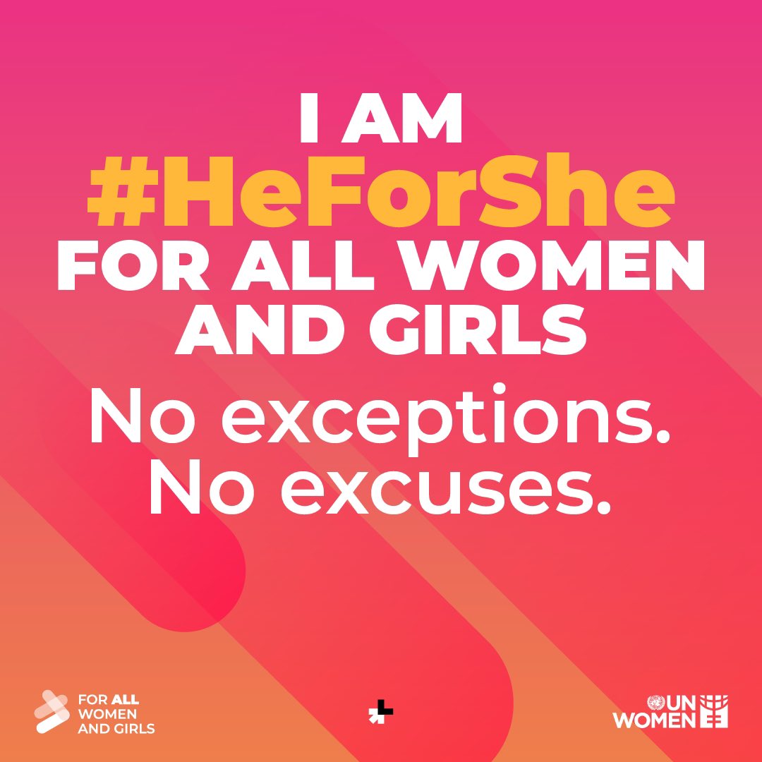 <a href="/HeForShe/">HeForShe</a> I echo the words of <a href="/HeForShe/">HeForShe</a> 

We cannot afford to sit on the sidelines…

…gender equality is everyone's responsibility

…2025 is the year for men &amp; boys to show up &amp; stand alongside women and girls in making change! 

Happy #IWD2025 💜

#AccelerateAction 
#WomenEd #HeForShe