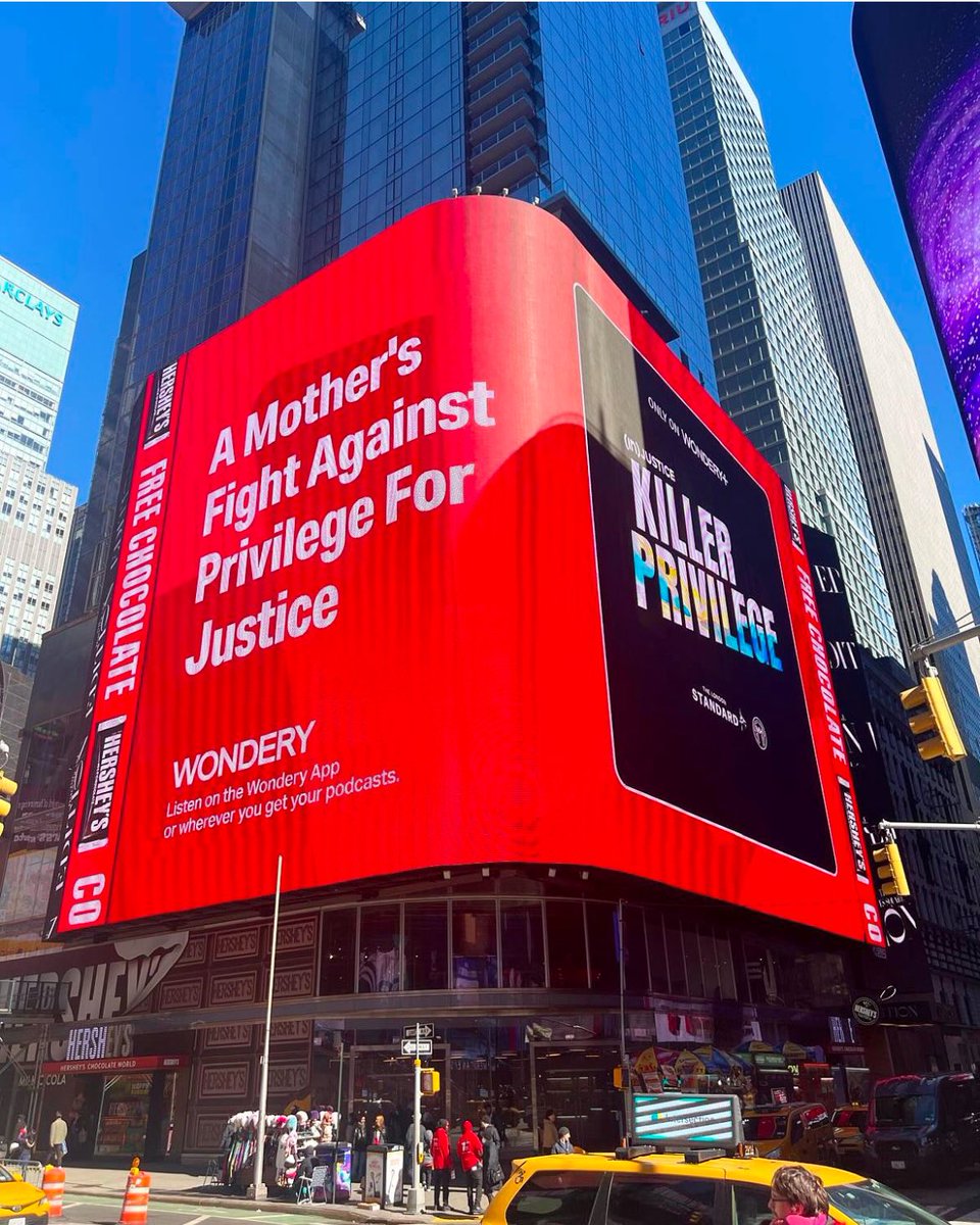 Anna van Praagh (@annavanpraagh) on Twitter photo Just a little advertisement on NYC’s Times Square for <a href="/theLDNstandard/">The Standard</a> podcast Killer Privilege. Very proud to have exec produced this brilliant piece of work by <a href="/katie_strick/">Katie Strick</a> with <a href="/messageheard/">Message Heard</a> available now on <a href="/WonderyMedia/">Wondery</a> <a href="/TheJakeWarren/">Jake Warren</a> Just a little advertisement on NYC’s Times Square for <a href="/theLDNstandard/">The Standard</a> podcast Killer Privilege. Very proud to have exec produced this brilliant piece of work by <a href="/katie_strick/">Katie Strick</a> with <a href="/messageheard/">Message Heard</a> available now on <a href="/WonderyMedia/">Wondery</a> <a href="/TheJakeWarren/">Jake Warren</a>