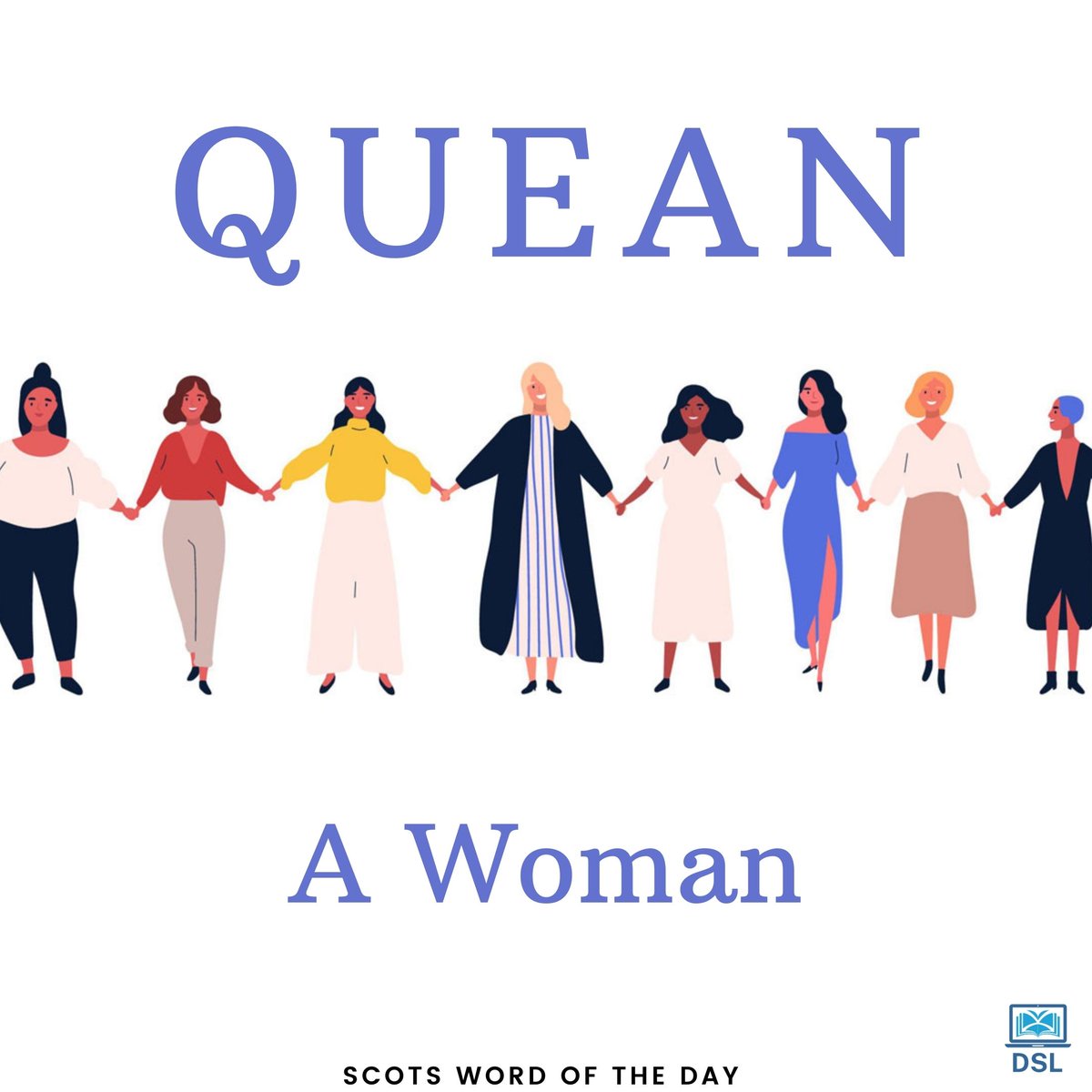 It’s #InternationalWomensDay, so what better time to draw attention to the #Scots 'Quean'. 

As Gerda Stevenson writes, "We cannot afford not to hear from those representing half the human race. We maun tak tent."

dsl.ac.uk/entry/snd/quean